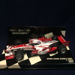 画像1: セカンドハンド品●PMA1/43 SUPER AGURI HONDA SA07 (佐藤琢磨) 2007 #22