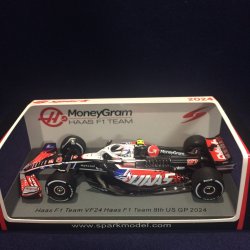 画像1: 新品正規入荷品●SPARK 1/43 HAAS F1 VF24 8th US GP 2024 (N.ヒュルケンベルグ）#27