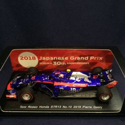 画像1: セカンドハンド品●鈴鹿サーキット30th別注●SPARK 1/43 TORO ROSSO HONDA STR13 JAPANESE GP 2018 (P.ガスリー）#10