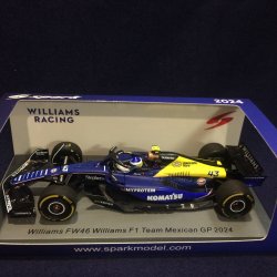画像1: 新品正規入荷品●SPARK 1/43 WILLIAMS FW46 MEXICAN GP 2024 (F.コラピント）#43