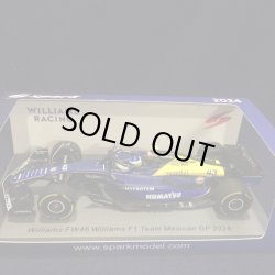 画像1: 新品正規入荷品●SPARK 1/43 WILLIAMS FW46 MEXICAN GP 2024 (F.コラピント）#43