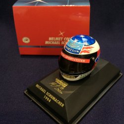 画像1: セカンドハンド品●PMA1/8スケール ミニチュアヘルメット (M.シューマッハ）1994