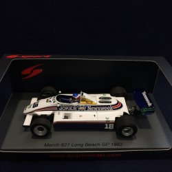 画像1: 新品正規入荷品●SPARK 1/43 MARCH 821 LONG BEACH GP 1982 (R.BOESEL) #18