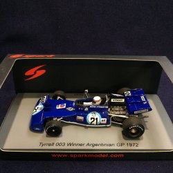 画像1: 新品正規入荷品●SPARK 1/43 TYRRELL 003 WINNER ARGENTINIAN GP 1972 (J.STEWART) #21