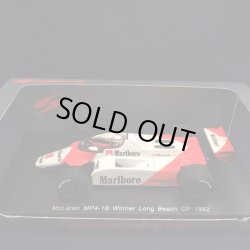 画像1: セカンドハンド品●タバコ仕様●SPARK 1/43 McLAREN MP4-1B WINNER LONG BEACH GP 1982 (N.ラウダ）#8