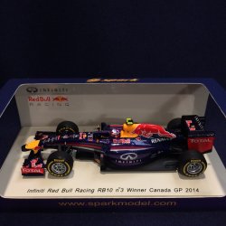 画像1: セカンドハンド品●SPARK 1/43 RED BULL RB10 WINNER CANADA GP 2014 (D.リカルド）#3