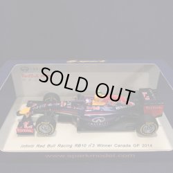 画像1: セカンドハンド品●SPARK 1/43 RED BULL RB10 WINNER CANADA GP 2014 (D.リカルド）#3