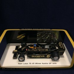 画像1: セカンドハンド品●PLANEX別注●純正たばこ仕様●SPARK 1/43 TEAM LOTUS 79 WINNER AUSTRIA GP 1978 （R.ピーターソン）#6