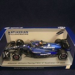 画像1: 新品正規入荷品●SPARK 1/43 WILLIAMS FW47 5th AUSTRALLIAN GP 2025 (A.アルボン）#23