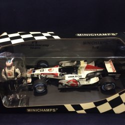 画像1: セカンドハンド品●PMA1/18 HONDA RA106 1st WIN HUNGARY GP 2006 (J.バトン）#12