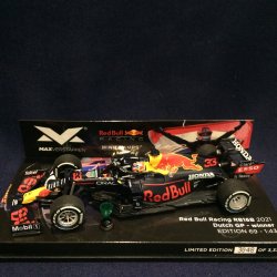 画像1: セカンドハンド品●MVショップ別注●PMA1/43 RED BULL RB16B WINNER DUTCH GP 2021 （M.フェルスタッペン）#33