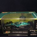 新品正規入荷品●burago1/43 ASTON MARTIN AMR 25 (F.アロンソ）#14 ※アクリルケース＆ドライバーフィギュア付