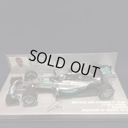 画像1: セカンドハンド品●PMA1/43 MERCEDES-AMG PETRONAS W06 WINNER MALAYSIAN GP 2015 (L.ハミルトン）#44 ※レジン製※