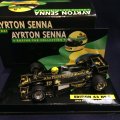 セカンドハンド品●PMA1/43 SENNA COLLECTION No9 LOTUS RENAULT 97T  (A.セナ） 1985