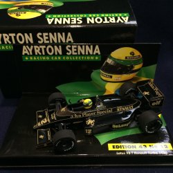 画像1: セカンドハンド品●PMA1/43 SENNA COLLECTION No12 LOTUS RENAULT 98T  (A.セナ） 1986