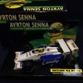 セカンドハンド品●PMA1/43 セナコレNo13 TOLEMAN HART TG184 (A.セナ）1984 #19