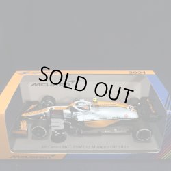 画像1: セカンドハンド品●SPARK 1/43 McLAREN MCL35M 3rd PLACE MONACO GP 2021 (L.ノリス）#4　