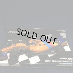 画像1: セカンドハンド品●PMA1/43 McLAREN HONDA MCL33 LAST F1 RACE ABU DHABI GP 2018 (F.アロンソ）#14