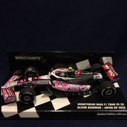 画像1: 新品正規入荷品●PMA 1/43 MONEYGRAM HAAS F1 VF-25 JAPAN GP 2025 (O.ベアマン）#87
