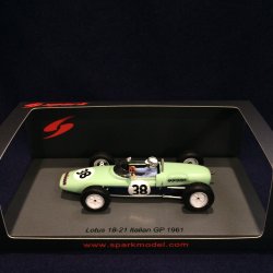 画像1: 新品正規入荷品●SPARK 1/43 LOTUS 18-21 ITALIAN GP 1961 (I.IRELAND) #38