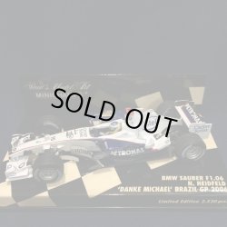 画像1: セカンドハンド品●PMA1/43 BMW SAUBER F1 06 DANKE MICHAEL BRAZIL GP 2006 (N.ハイドフェルド）#16