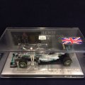セカンドハンド品●PMA1/43 MERCEDES PETRONAS W05 WINNER ABU DHABI GP WORLD CHAMPION 2014 (L.ハミルトン）#44