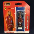 新品正規入荷品●BURAGO 1/64スケール FERRARI SF-25 (L.ハミルトン）#44