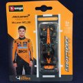 新品正規入荷品●BURAGO 1/64スケール McLAREN MCL39 （L.ノリス) #4