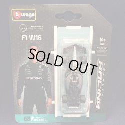 画像1: 新品正規入荷品●BURAGO 1/64スケール MERCEDES F1 W16 (G.ラッセル）#63