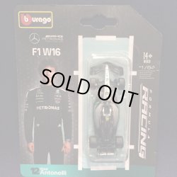 画像1: 新品正規入荷品●BURAGO 1/64スケール MERCEDES F1 W16 (K.アントネッリ）#12