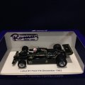 セカンドハンド品●SPARK 1/43 LOTUS FORD 91 1st F1 TEST (中嶋悟）1982 #11