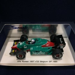 画像1: セカンドハンド品●SPARK 1/43 ALFA ROMEO 185T BELGIUM GP 1985 (R.パトレーゼ）#22