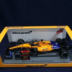画像1: セカンドハンド品●SPARK 1/43 McLAREN RENAULT MCL34 USA GP 2019 (C.サインツ）#55 