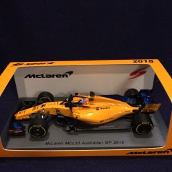 画像1: セカンドハンド品●SPARK 1/43 McLAREN RENAULT MCL33 AUSTRALIAN GP 2018 (F.アロンソ）#14