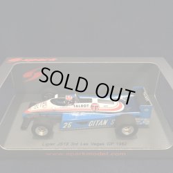 画像1: セカンドハンド品●SPARK 1/43 LIGIER JS19 3rd LAS VEGAS GP 1982 (E.チーバー）#25