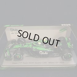 画像1: 新品正規入荷品●SPARK 1/43 STAKE F1 TEAM KICK SAUBER C45 MIAMI GP 2025 (G.ボルトレート）#5