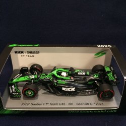 画像1: 新品正規入荷品●SPARK 1/43 STAKE F1 TEAM KICK SAUBER C45 SPANISH GP 2025 (N.ヒュルケンベルグ）#27