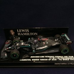 画像1: セカンドハンド品●PMA 1/43 MERCEDES-AMG W11 WINNER TURKISH GP 2020 7th WORLD CHAMPION (L.ハミルトン）#44