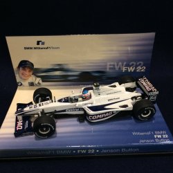 画像1: セカンドハンド品●WILLIAMSチーム別注品●PMA 1/43 WILLIAMS BMW FW22 ※前半戦仕様※ (J.バトン）2000 #10