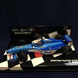 画像1: セカンドハンド品●PMA1/43 BENETTON PLAYLIFE B198 (A.WURZ）#6
