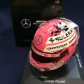 新品正規入荷品●SPARK1/5 MERCEDES F1 MIAMI GP 2025 (G.ラッセル）ミニヘルメット