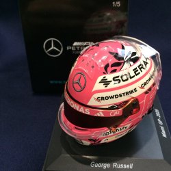 画像1: 新品正規入荷品●SPARK1/5 MERCEDES F1 MIAMI GP 2025 (G.ラッセル）ミニヘルメット