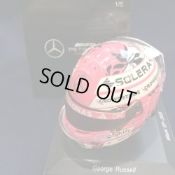 画像1: 新品正規入荷品●SPARK1/5 MERCEDES F1 MIAMI GP 2025 (G.ラッセル）ミニヘルメット