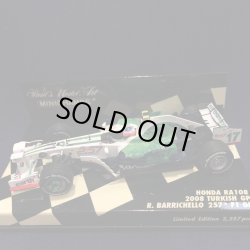 画像1: セカンドハンド品●PMA 1/43 HONDA RA108 TURKISH GP 2008 257GP (R.バリチェロ）#17