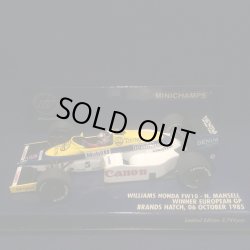 画像1: セカンドハンド品●PMA1/43 WILLIAMS HONDA FW10 WINNER EUROPEAN GP 1985 (N.マンセル）#5