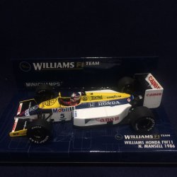 画像1: セカンドハンド品●PMA1/43 WILLIAMS HONDA FW11 (N.マンセル)　1986 #5 