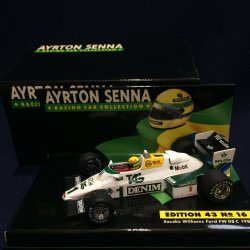 画像1: セカンドハンド品●PMA1/43 セナコレNo16 WILLIAMS FORD FW08C 1983 (A.セナ）