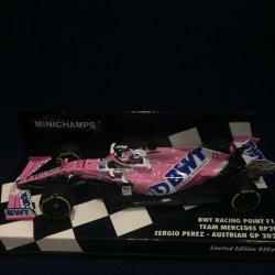 画像1: セカンドハンド品●PMA1/43 BWT RACRACING POINT MERCEDES F1 RP20 (S.ペレス）2020 #11
