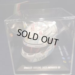 画像1: 新品正規入荷品●LOOKSMART 1/5 FERRARI F1 MONACO GP 2025 (C.ルクレール）ミニヘルメット
