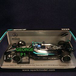 画像1: 新品正規荷品●SPARK1/43 MERCEDES-AMG PETRONAS W16 WINNER CANADIAN GP 2025 (G.ラッセル）#63